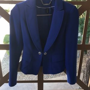 WHBM Bright Blue Blazer